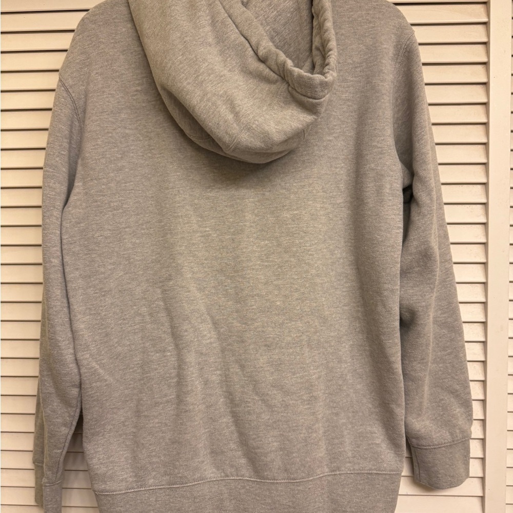 Vans Gray Hoodie with Orange Graphic Men’s Unisex Sz S Sweatshirt Long Sleeves - Picture 6 of 10